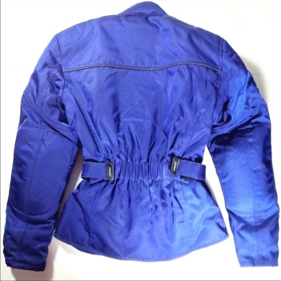 RST Womens Size 10 Motorcycle Jacket Blue Armour - Picture 2 of 4